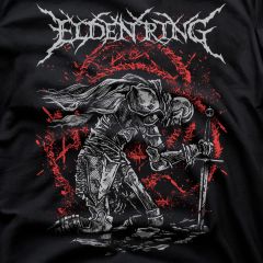 Cavaliere Consunto Elden Ring Battaglia Oscura T-Shirt