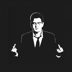 Charlie Sheen Dito Medio T-Shirt