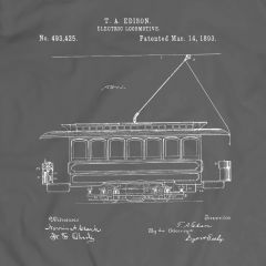 Locomotiva Elettrica Edison 1893 T-Shirt