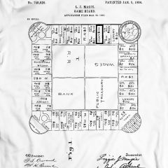 The Landlord's Game 1904 Storia Monopoly T-Shirt