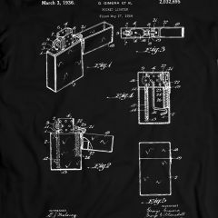 Accendino Zippo 1936 Brevetto T-Shirt
